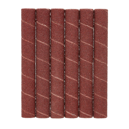 Aluminium Oxide Sanding Sleeves, 12.7 x 115mm, 80 Grit (Pack of 6) : Model No. SSAO1