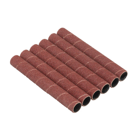 Aluminium Oxide Sanding Sleeves, 12.7 x 115mm, 80 Grit (Pack of 6) : Model No. SSAO1