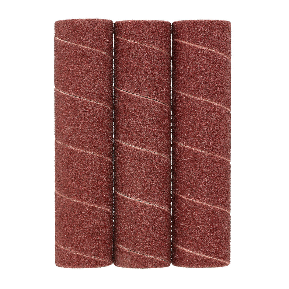 Aluminium Oxide Sanding Sleeves, 25 x 115mm, 80 Grit (Pack of 3) : Model No. SSAO3