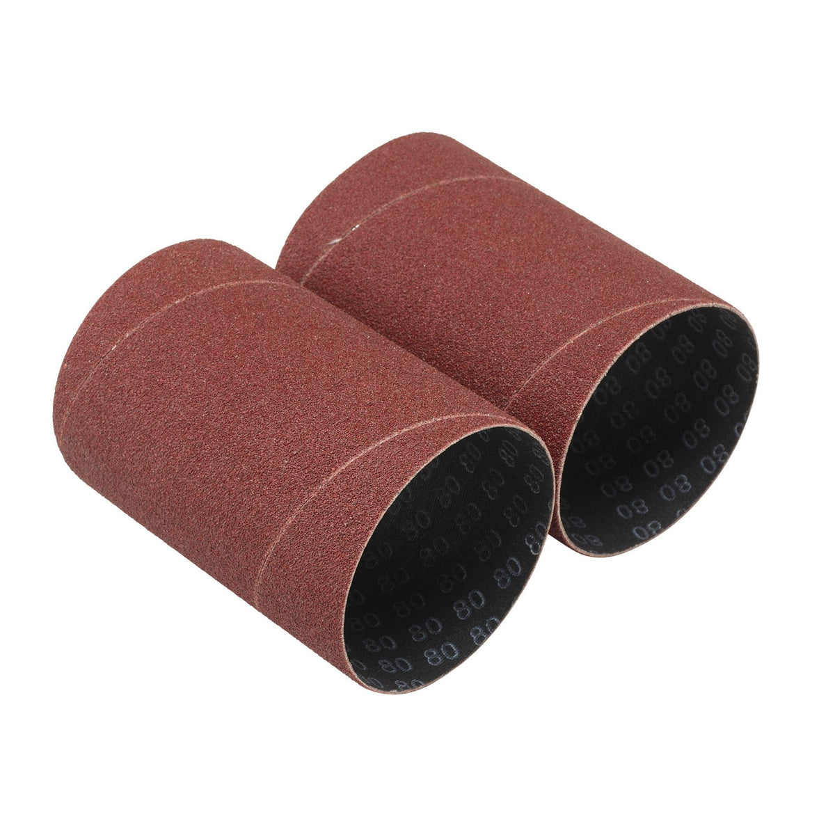 Aluminium Oxide Sanding Sleeves, 75 x 115mm, 80 Grit (Pack of 2) : Model No. SSAO6
