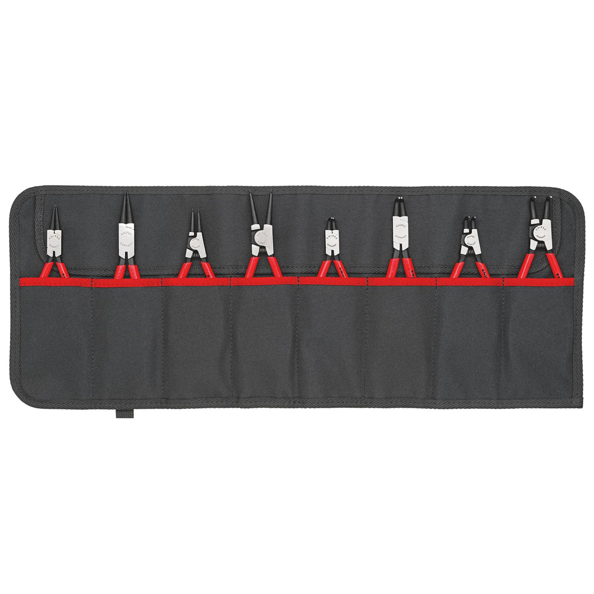 KNIPEX 00 19 58 V01 Set of Circlip Pliers, 8 Parts