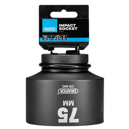 Draper HI-TORQ Impact Socket, 1" Sq. Dr. 75mm: No.425-MM