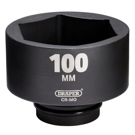 Draper HI-TORQ Impact Socket, 1" Sq. Dr. 100mm: No.425-MM