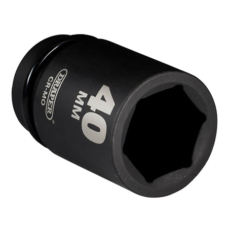Draper HI-TORQ Deep Impact Socket, 1" Sq. Dr., 40mm: No.425D-MM