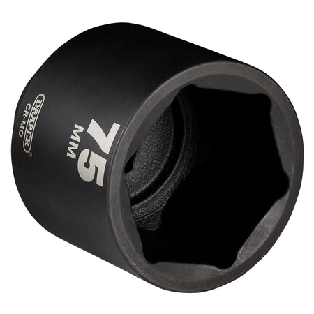 Draper HI-TORQ Deep Impact Socket, 1" Sq. Dr., 75mm: No.425D-MM
