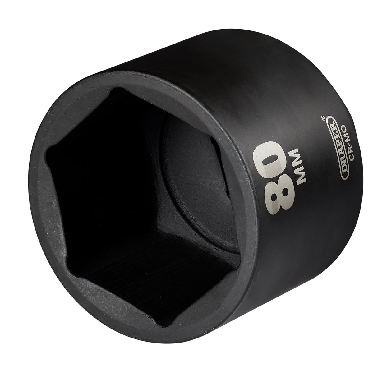 Draper HI-TORQ Deep Impact Socket, 1" Sq. Dr., 80mm: No.425D-MM