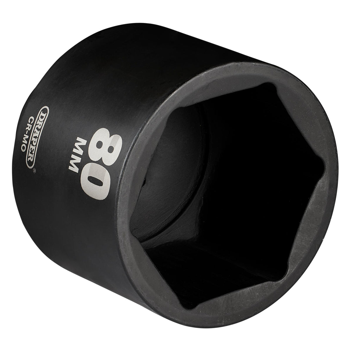 Draper HI-TORQ Deep Impact Socket, 1" Sq. Dr., 80mm: No.425D-MM