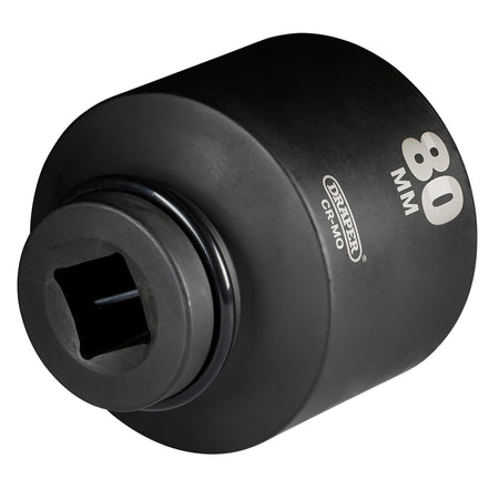 Draper HI-TORQ Deep Impact Socket, 1" Sq. Dr., 80mm: No.425D-MM