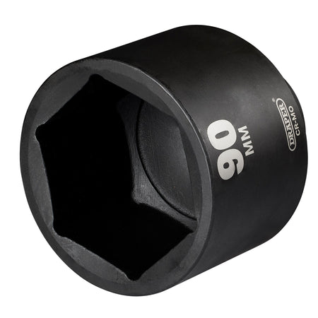 Draper HI-TORQ Deep Impact Socket, 1" Sq. Dr., 90mm: No.425D-MM