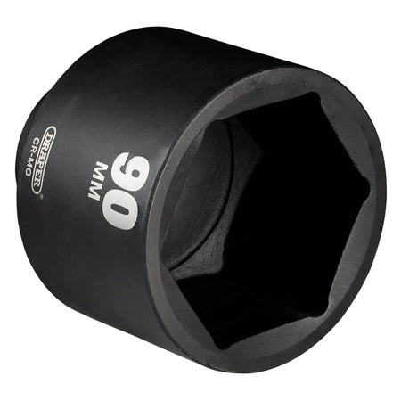 Draper HI-TORQ Deep Impact Socket, 1" Sq. Dr., 90mm: No.425D-MM