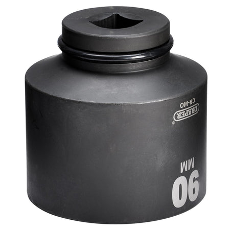 Draper HI-TORQ Deep Impact Socket, 1" Sq. Dr., 90mm: No.425D-MM