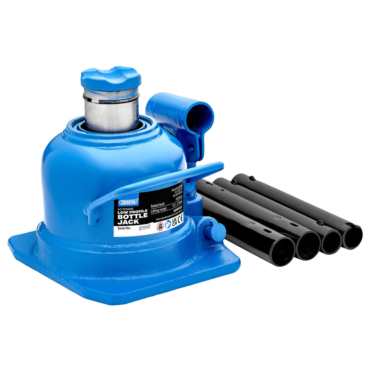 Low Profile Bottle Jack, 10 Tonne: No.BJ10LP