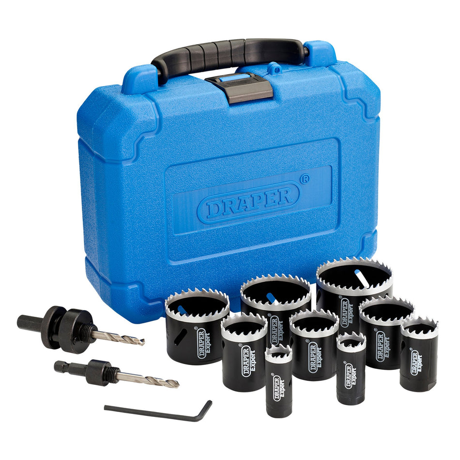 Draper Expert Cobalt Hole Saw Set (12 Piece) : Model No. HS/12B