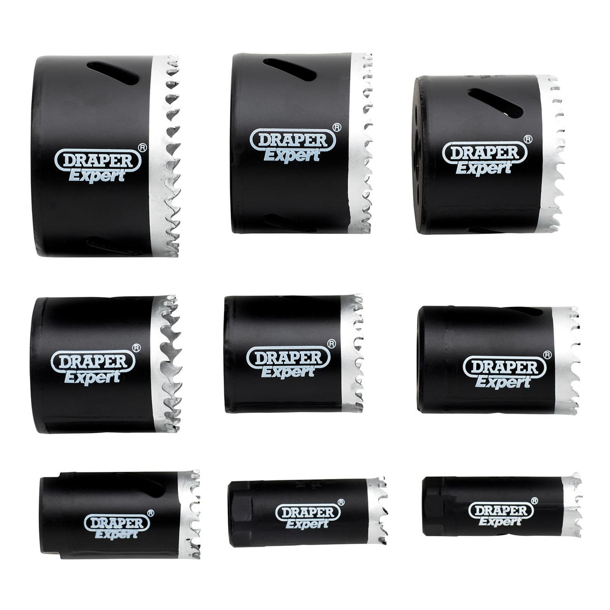 Draper Expert Cobalt Hole Saw Set (12 Piece) : Model No. HS/12B
