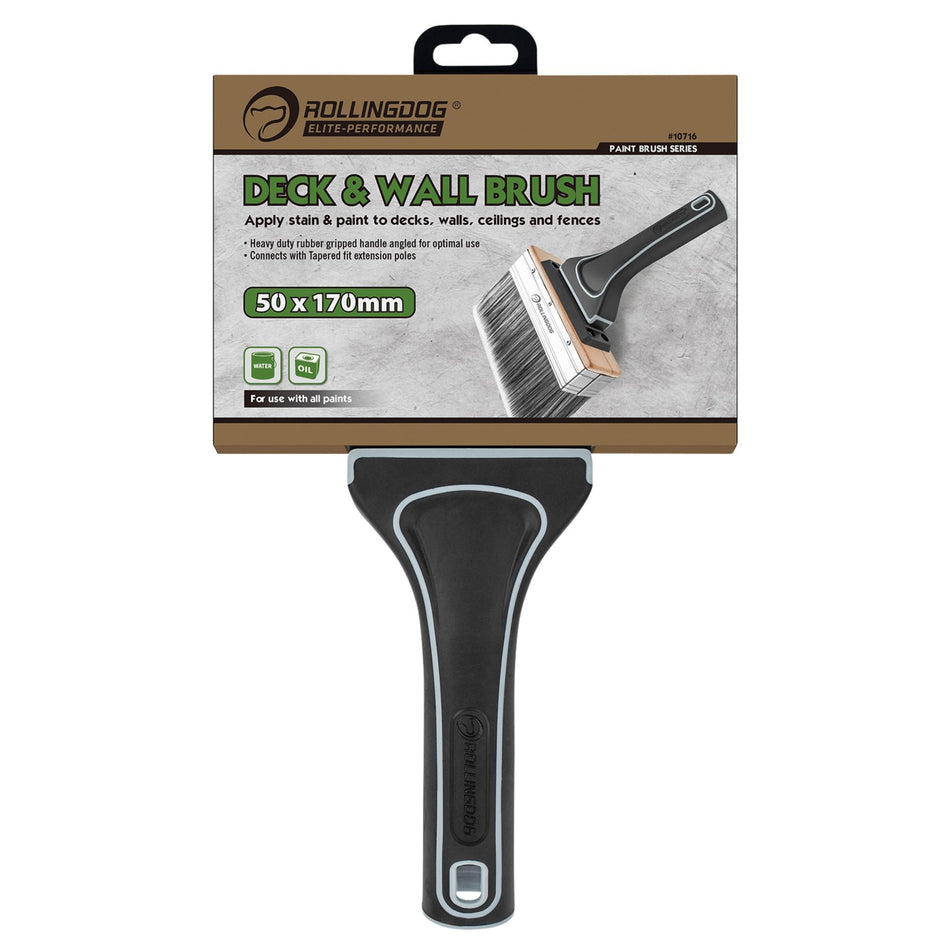 ROLLINGDOG Deck and Wall Brush, 170mm : Model No. 10716