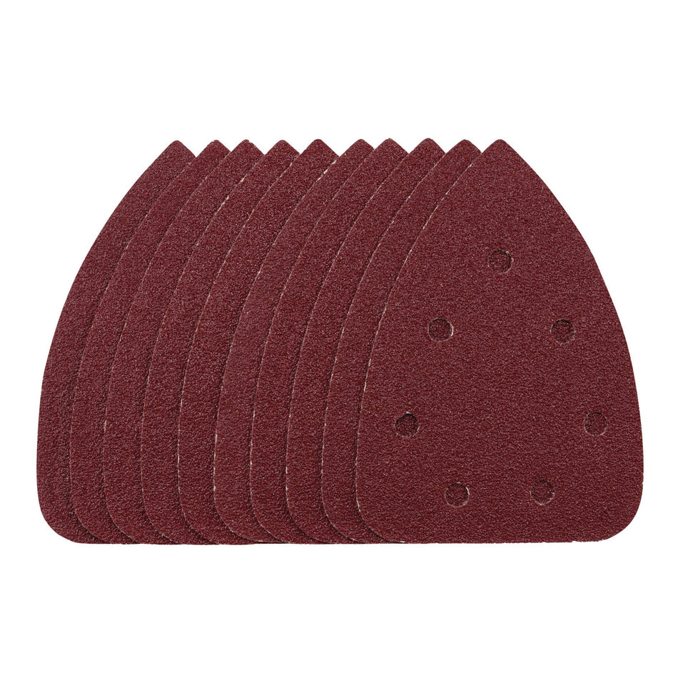 Detail Sanding Sheets with Hook and Loop, 140mm, 40 Grit, SSD6 (Pack of 10): Model No. SSD6