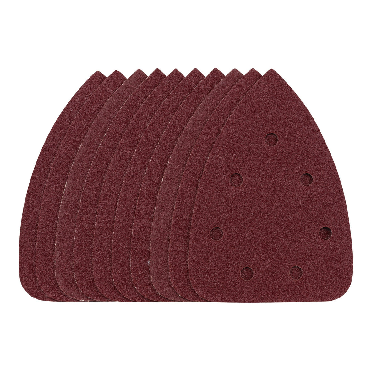 Detail Sanding Sheets with Hook and Loop, 140mm, 80 Grit, SSD6 (Pack of 10): Model No. SSD6