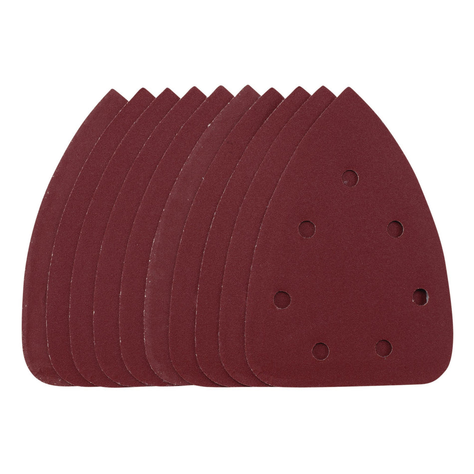 Detail Sanding Sheets with Hook and Loop, 140mm, 240 Grit, SSD6 (Pack of 10): Model No. SSD6