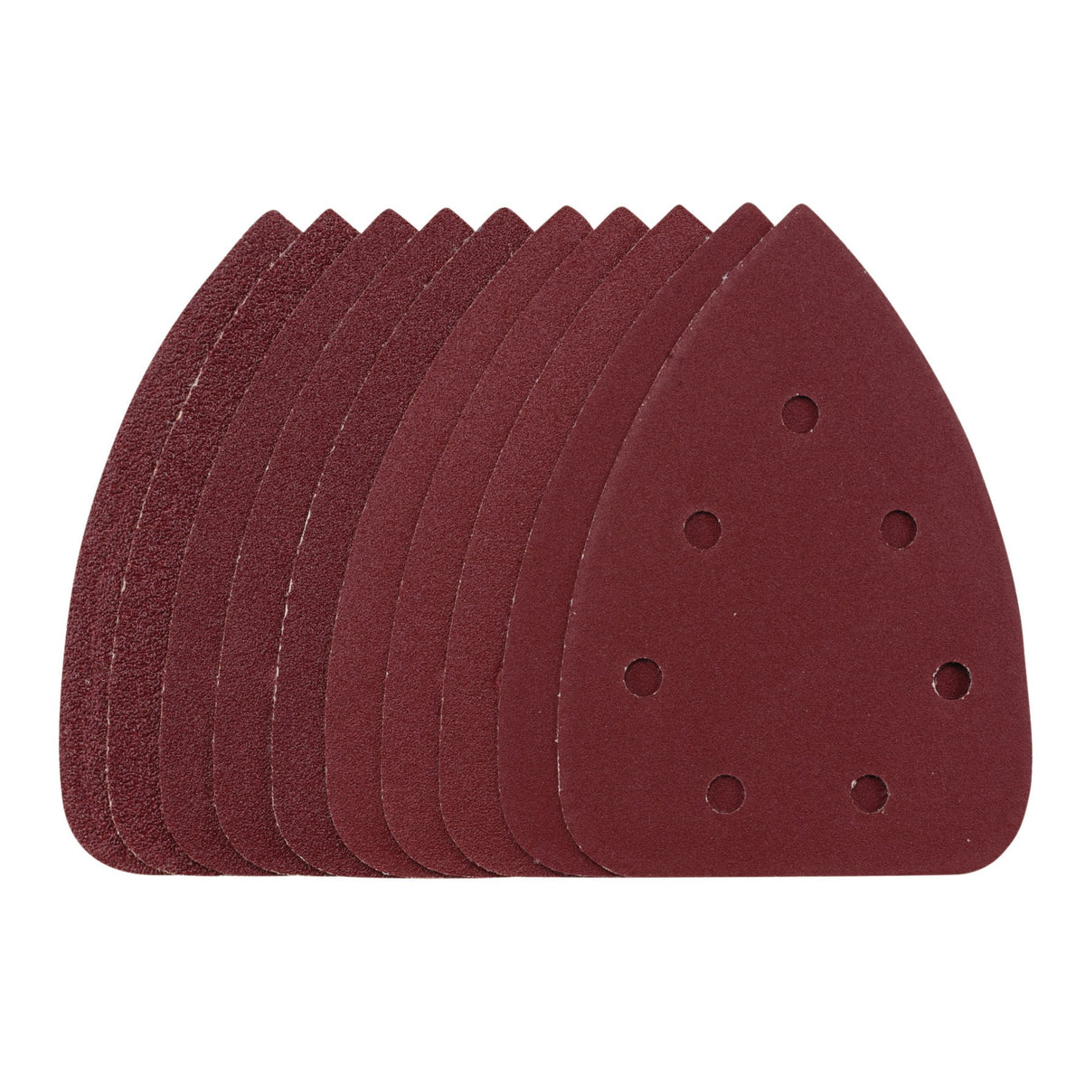 Detail Sanding Sheets with Hook and Loop, 140mm, Assorted Grit, SSD6 (Pack of 10): Model No. SSD6