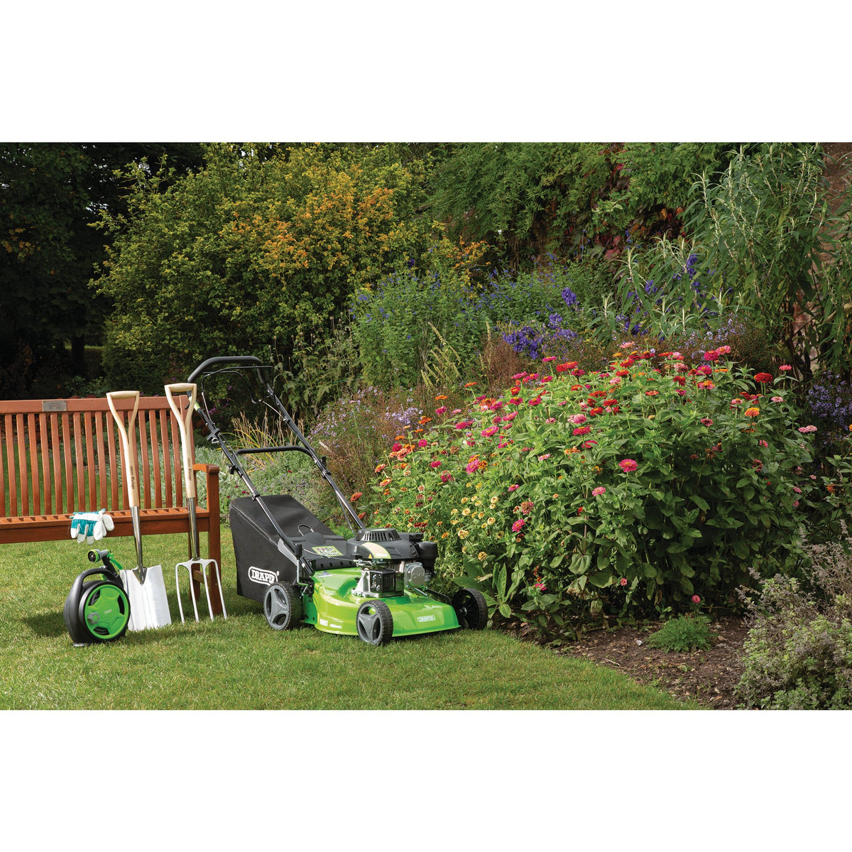 Self-Propelled Petrol Lawn Mower, 460mm, 150cc/3.6HP: Model No. LMP460