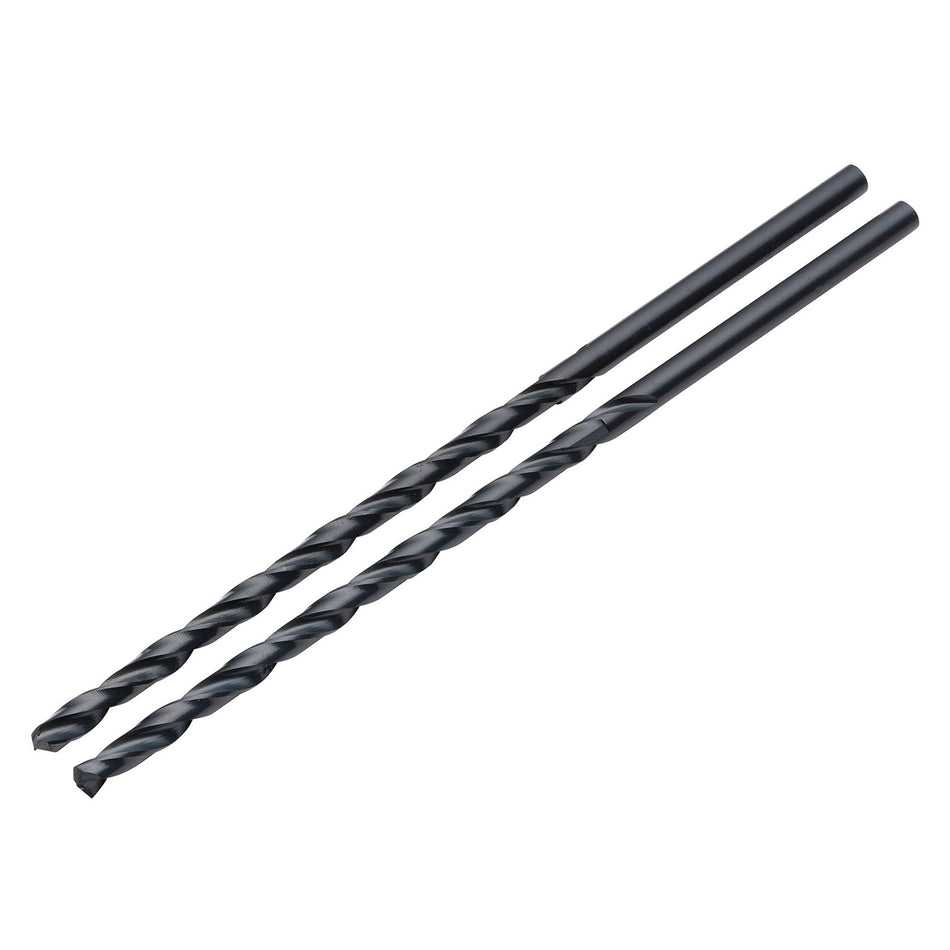 Black HSS Long Drill Bit 3.0 x 100mm (Pack of 2): No.DBBSL