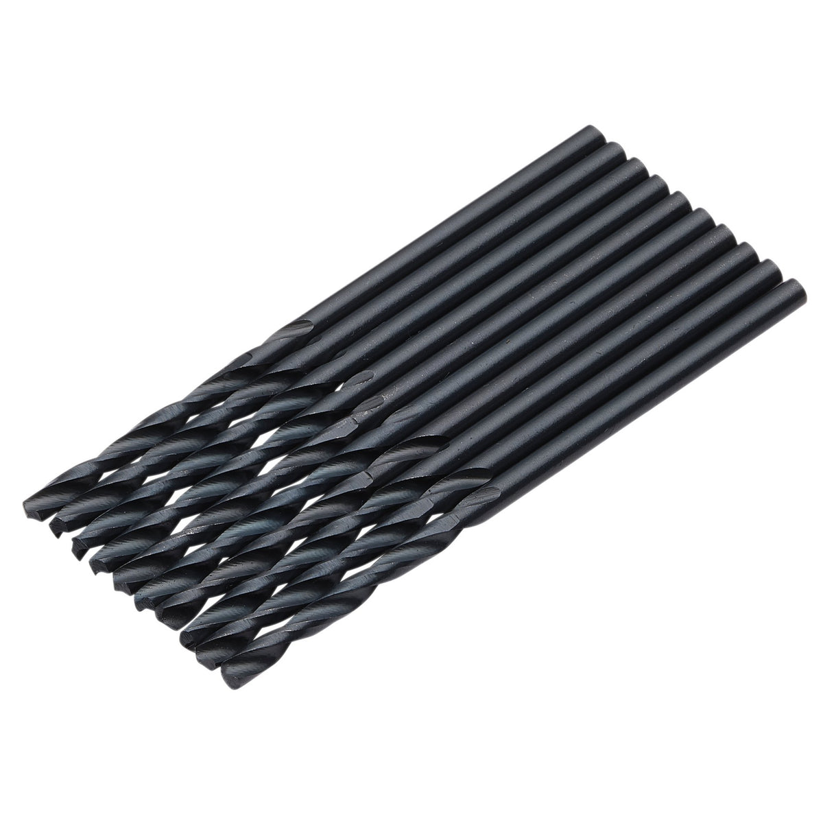 Black HSS Drill Bit, 1.0mm x 34mm (Pack of 10): No.DBBS