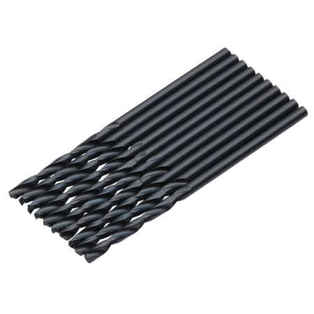 Black HSS Drill Bit, 1.0mm x 34mm (Pack of 10): No.DBBS