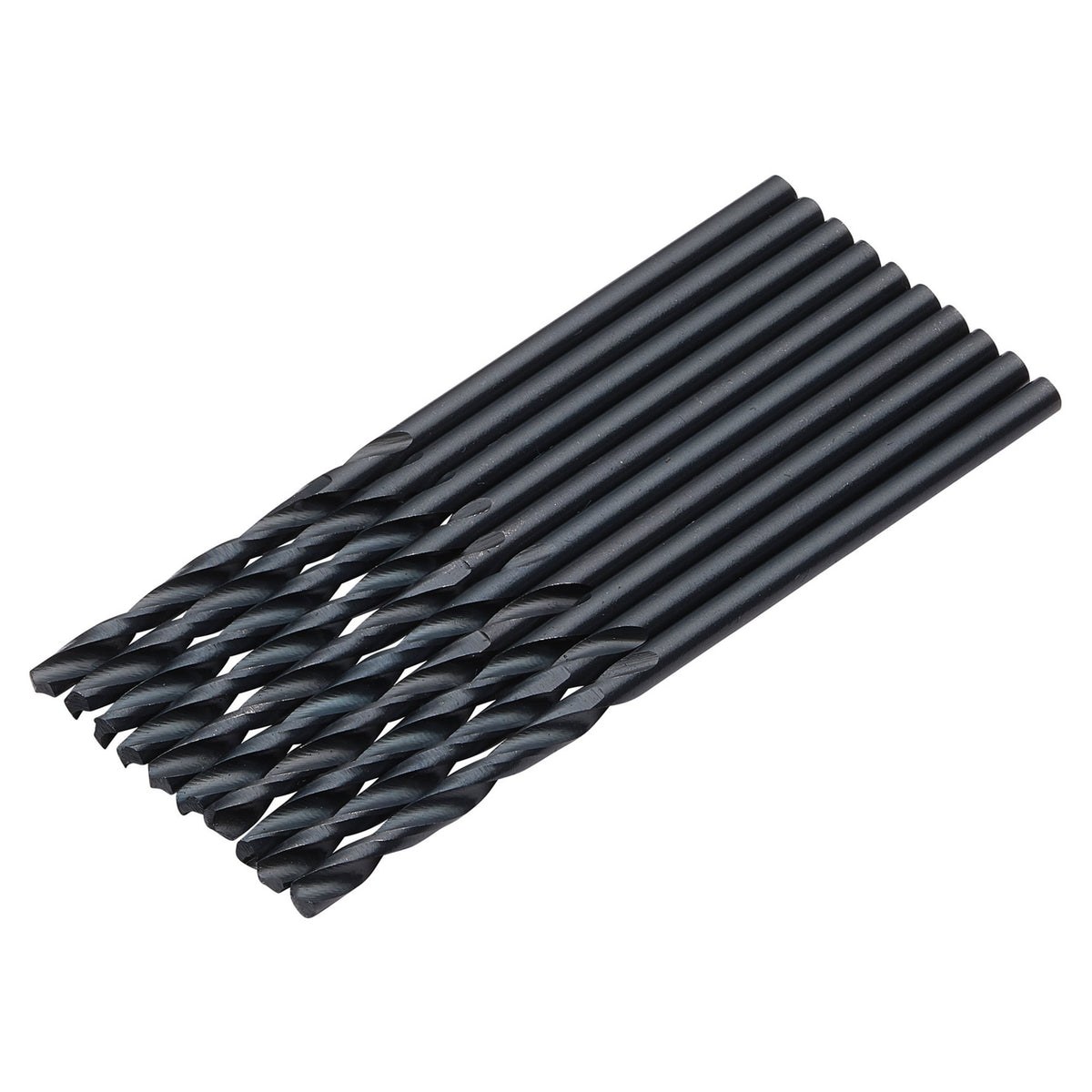 Black HSS Drill Bit, 1.5mm x 43mm (Pack of 10): No.DBBS