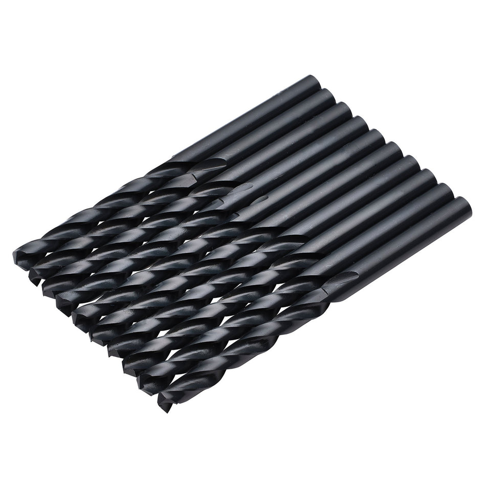 Black HSS Drill Bit, 6.5mm x 101mm (Pack of 10): No.DBBS