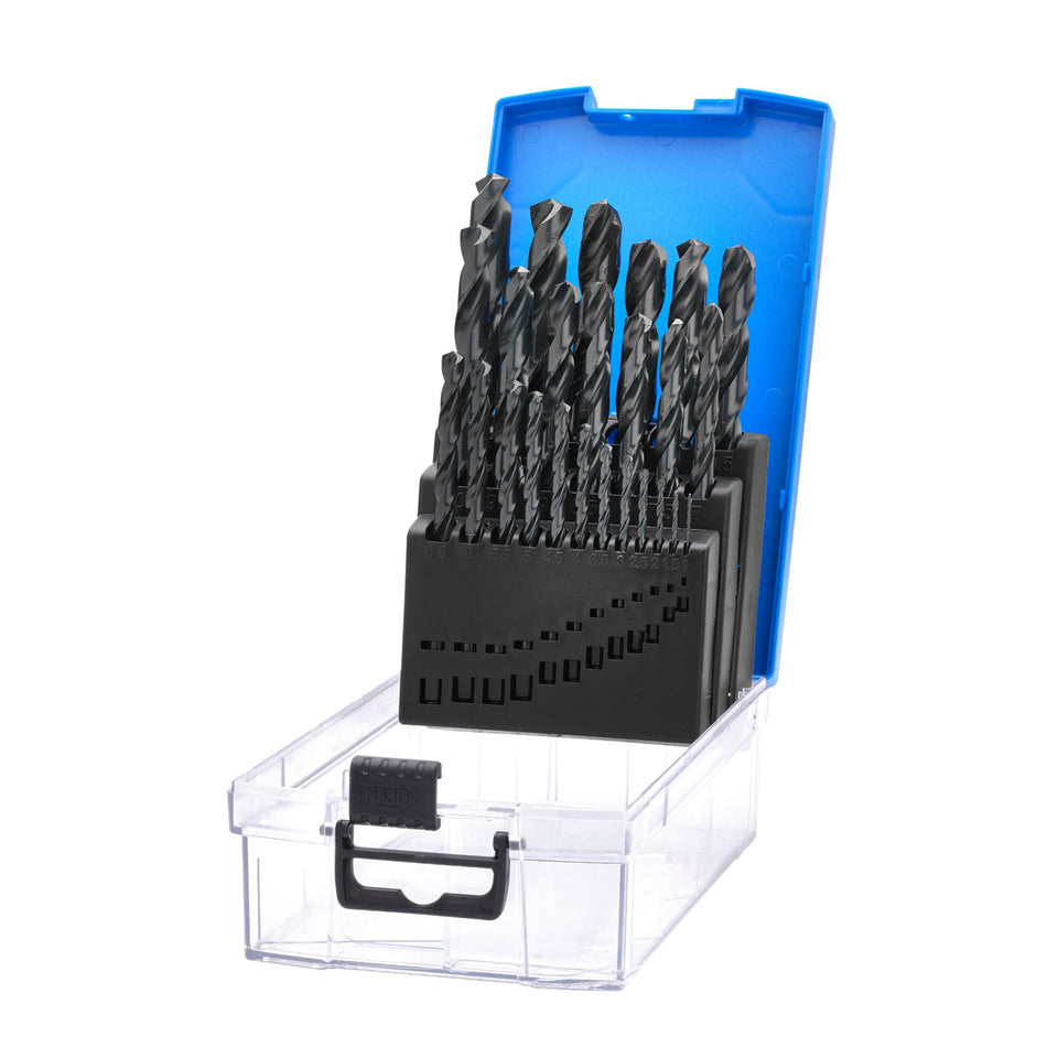Black HSS Drill Bit Set (25 Piece): No.DBBS2
