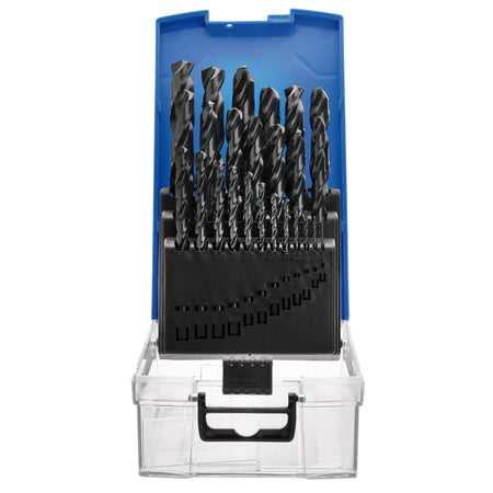 Black HSS Drill Bit Set (25 Piece): No.DBBS2