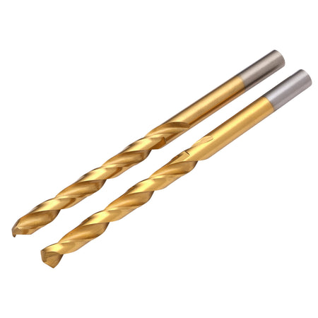 HSS Titanium Nitride Coated Drill Bit, 5.0mm x 86mm (Pack of 2): No.DBTS