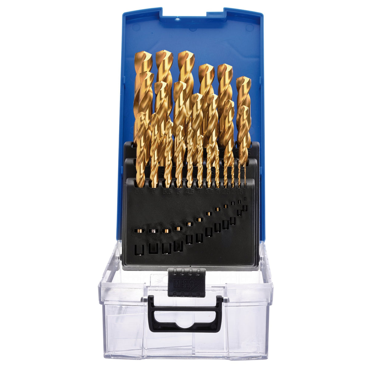 HSS Titanium Nitride Coated Drill Bit Set (25 Piece): No.DBTS3