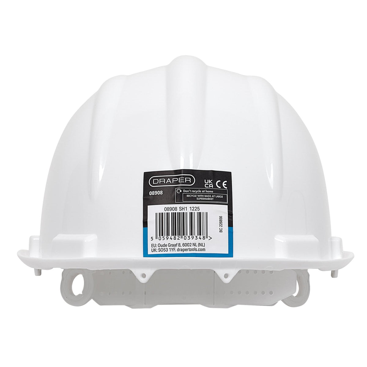 DRAPER Safety Helmet, White Model No. SH1