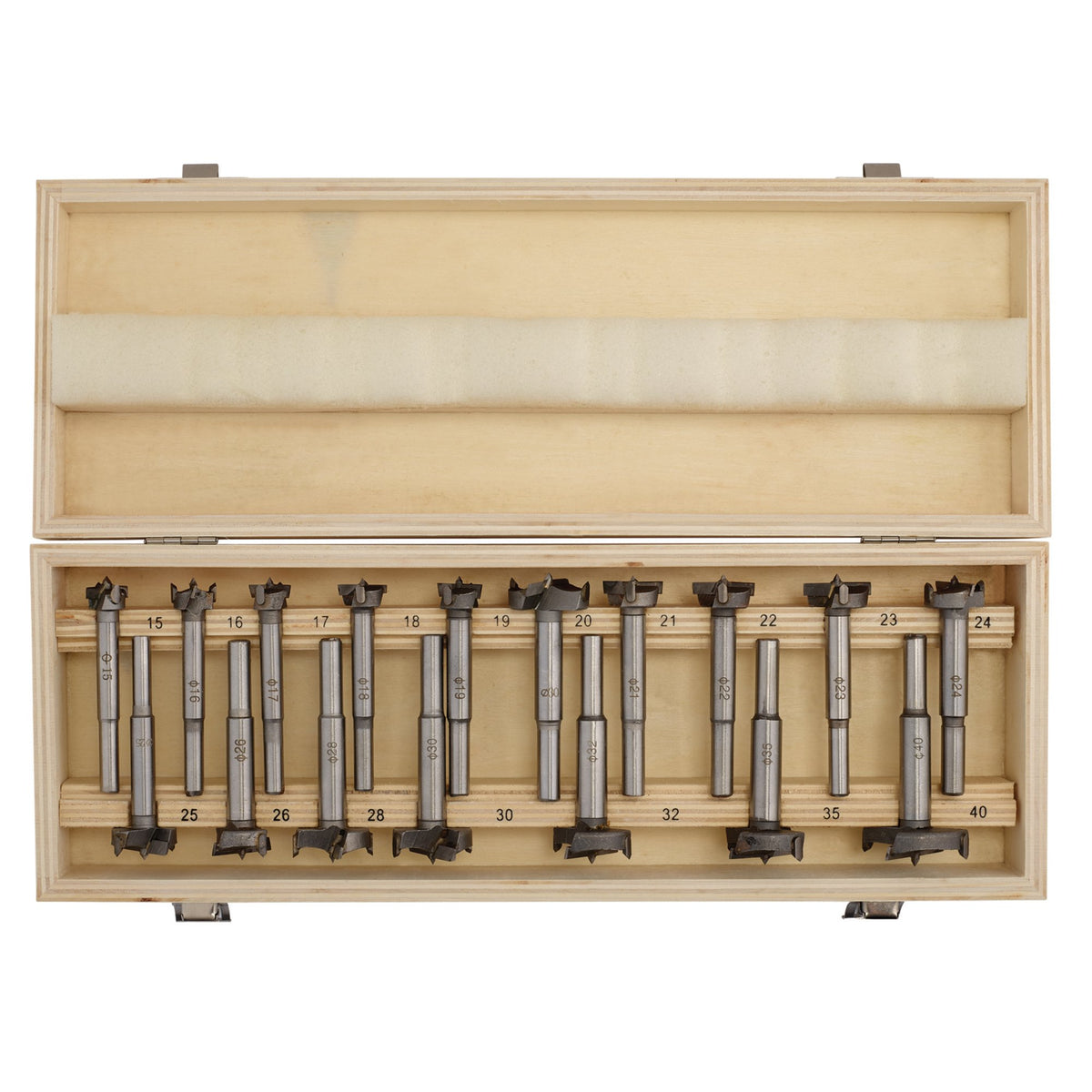 DRAPER Forstner Drill Bit Set (17 Piece) Model No. FBS17