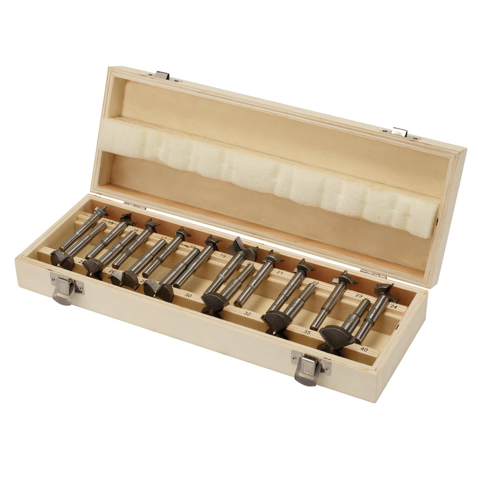 DRAPER Forstner Drill Bit Set (17 Piece) Model No. FBS17