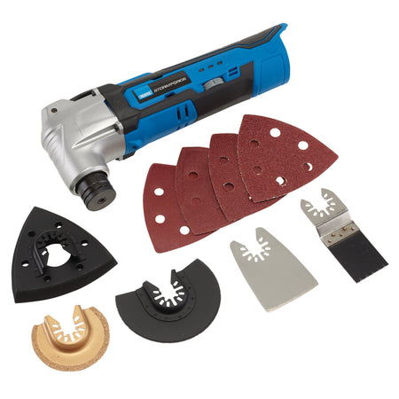DRAPER Draper Storm Force 10.8V Oscillating Multi-Tool (Sold Bare) Model No. OMT108