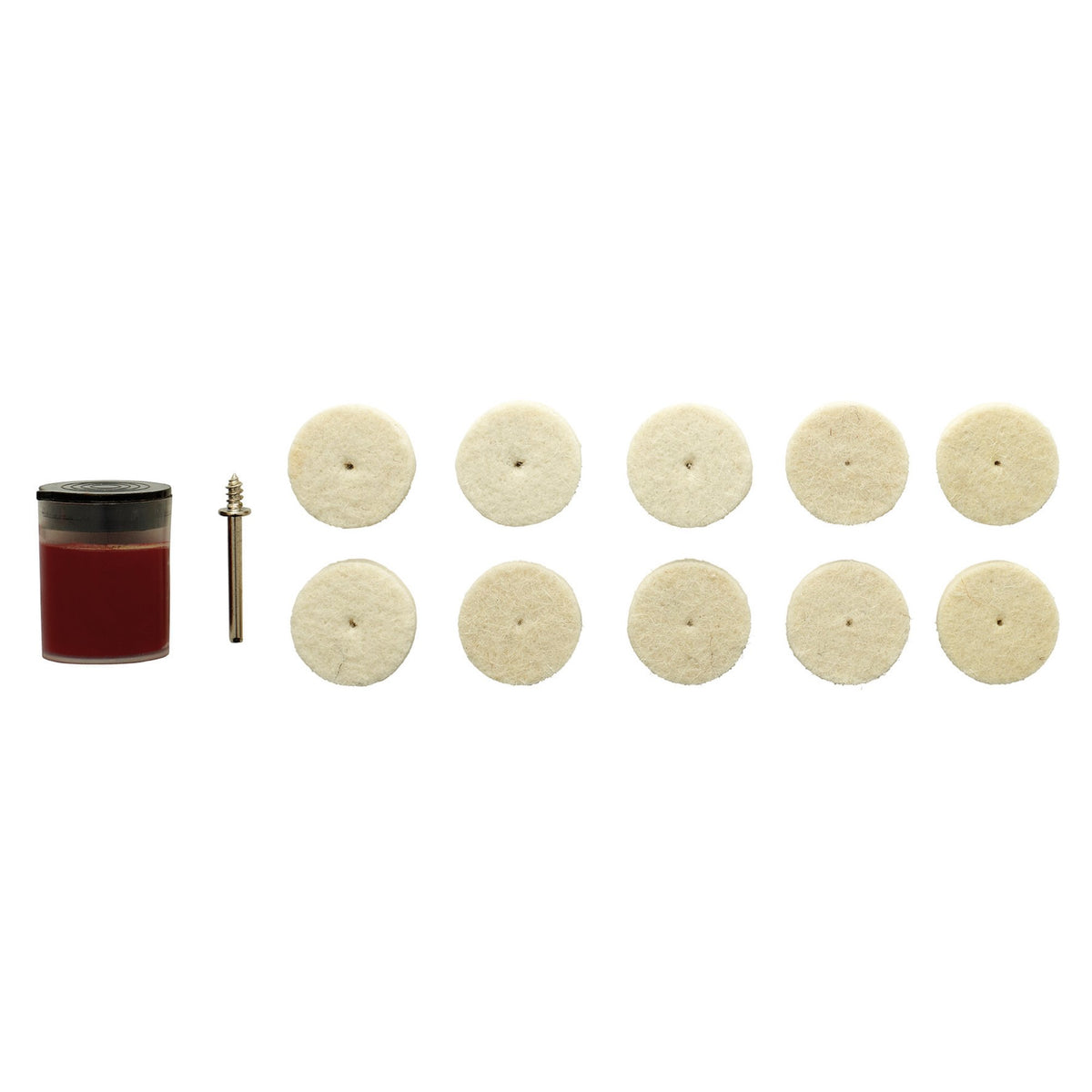 Polishing Wheels Set for D20 Engraver/Grinder (12 Piece) : Model No. AD20EG-4