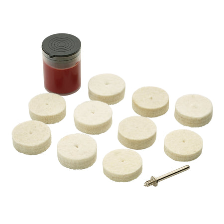 Polishing Wheels Set for D20 Engraver/Grinder (12 Piece) : Model No. AD20EG-4