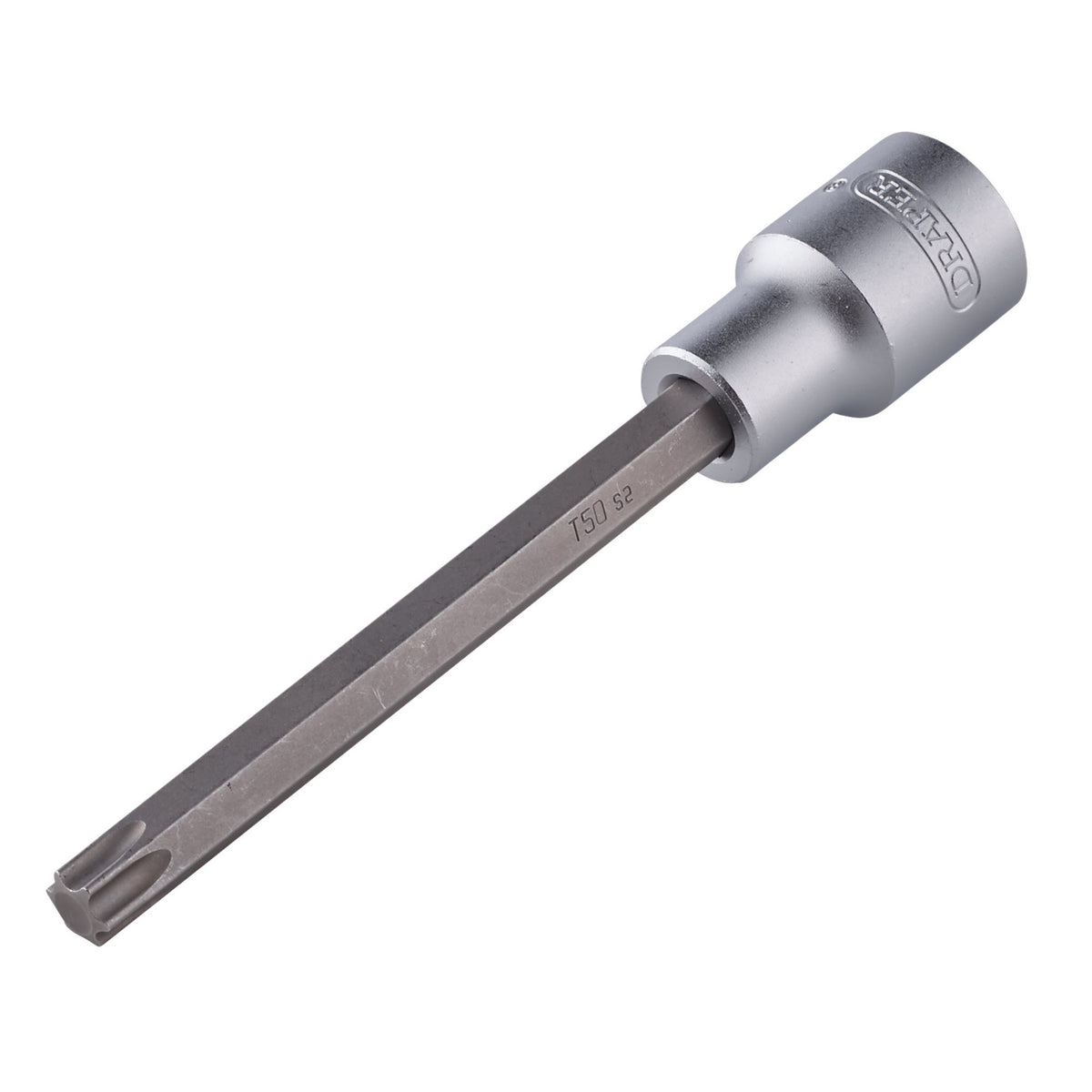 DRAPER Draper TX-STAR Socket Bit, 1/2" Sq. Dr., T50 x 125mm Model No. TX-T50