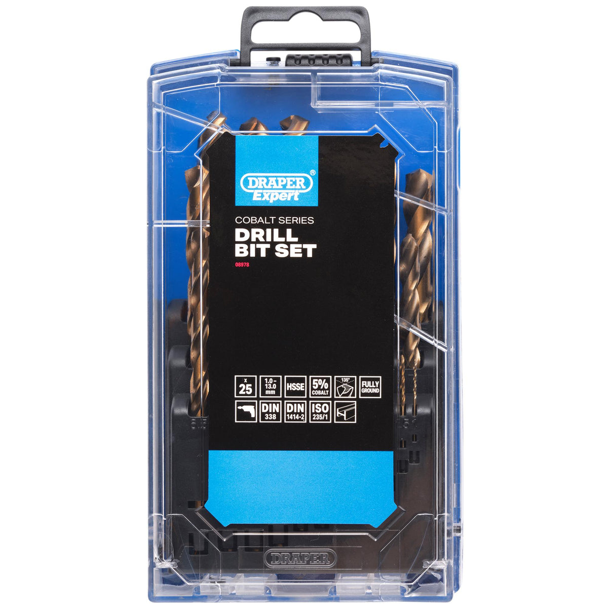 Draper Expert HSSE M35 Cobalt Drill Bit Set (25 Piece): No.DBCS2