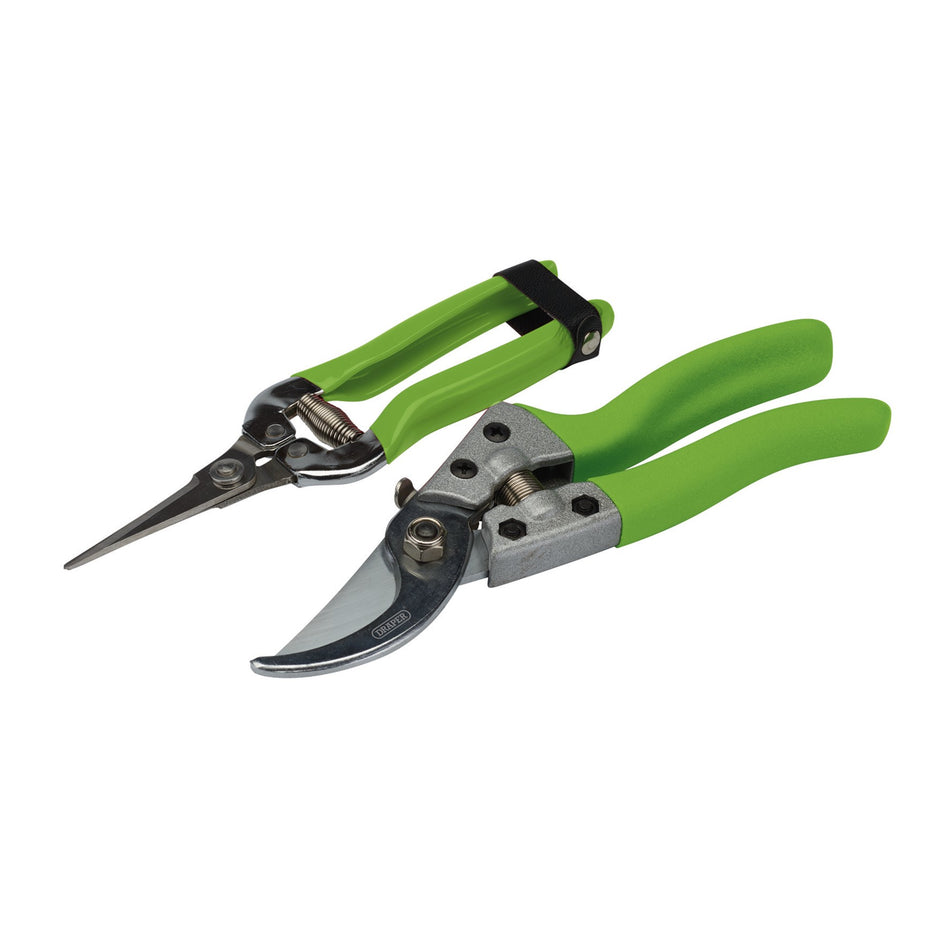 DRAPER Bypass Pruner and Flower Shear Set (2 Piece) Model No. BFSEC/2