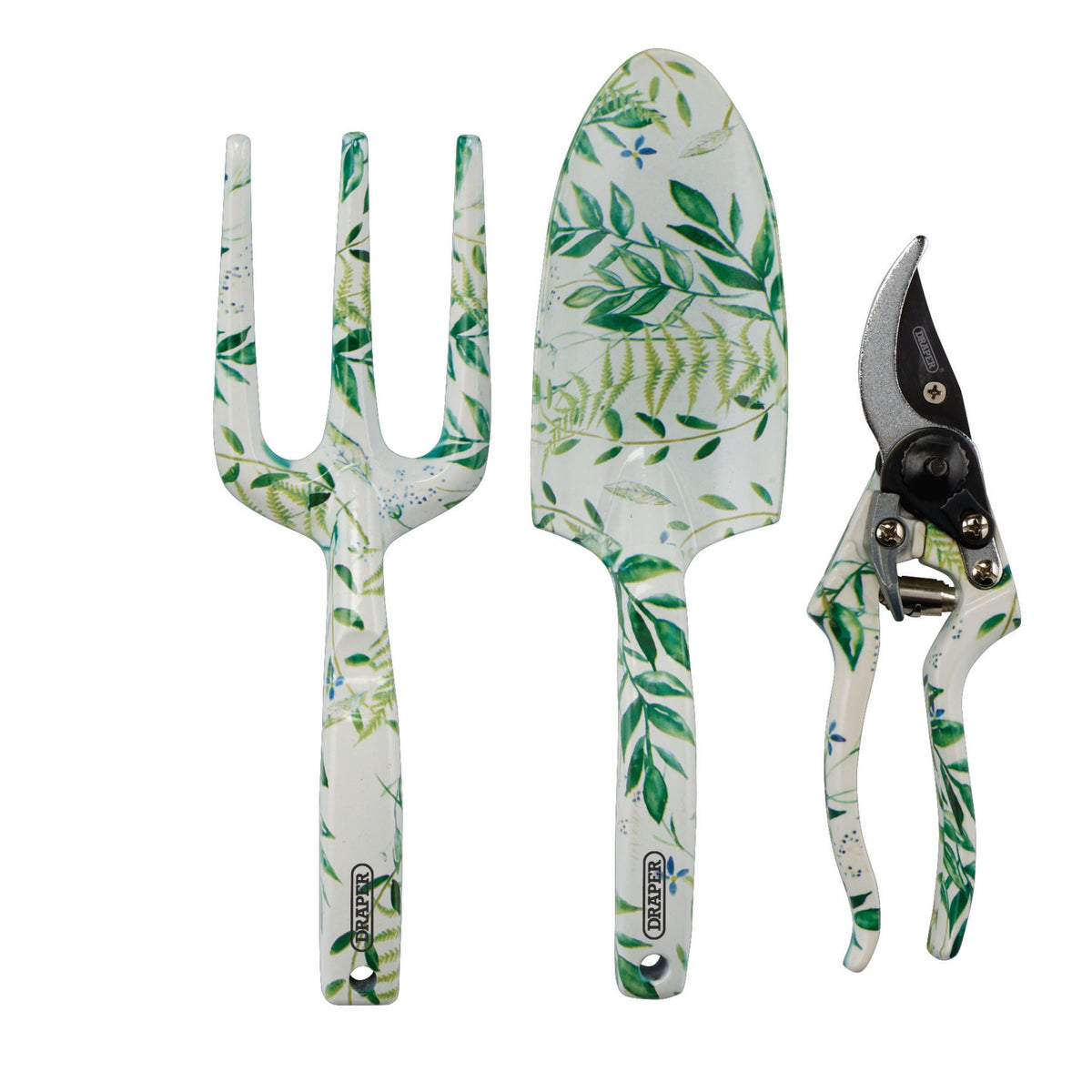 DRAPER Garden Tool Set with Floral Pattern (3 Piece) Model No. AFTS/3