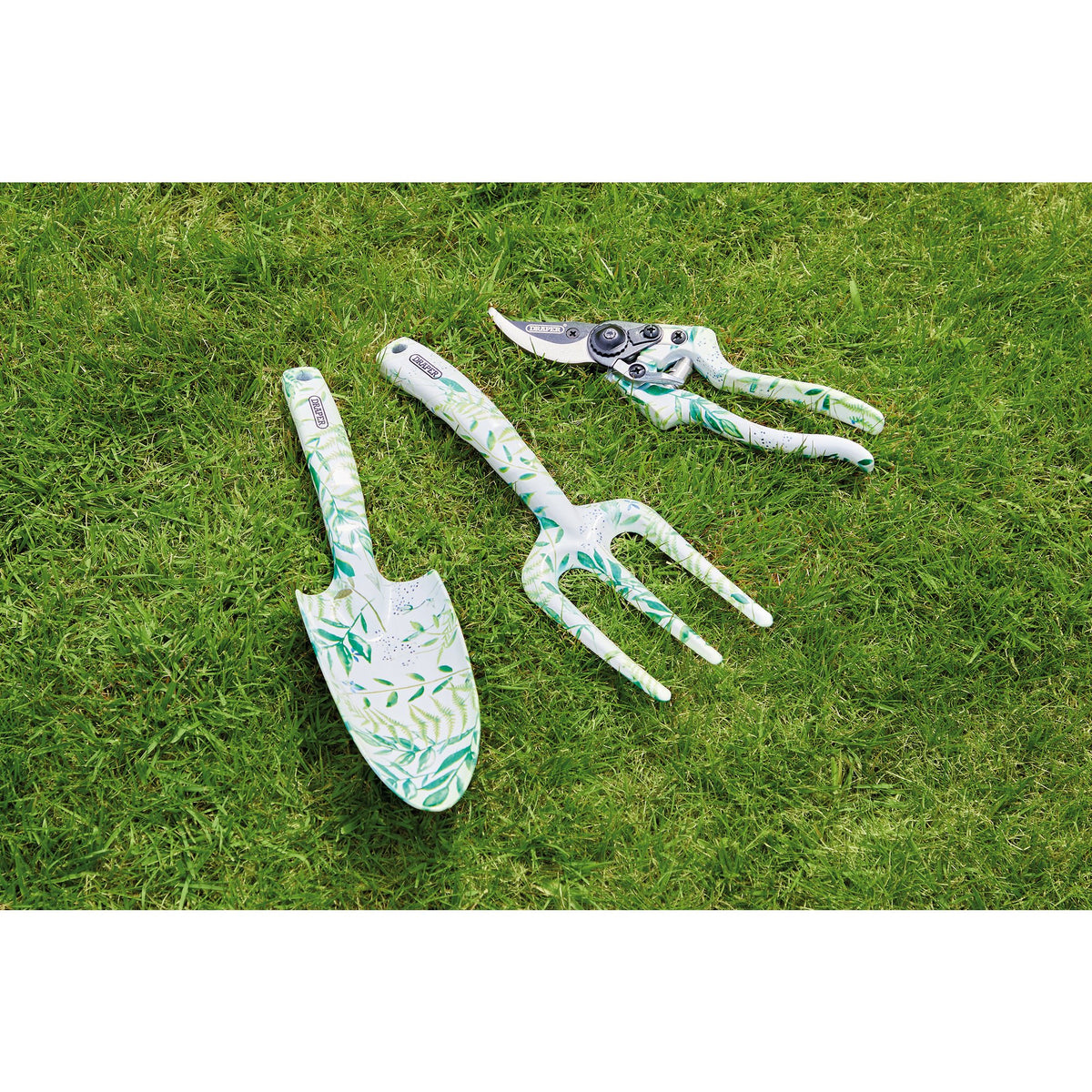 DRAPER Garden Tool Set with Floral Pattern (3 Piece) Model No. AFTS/3
