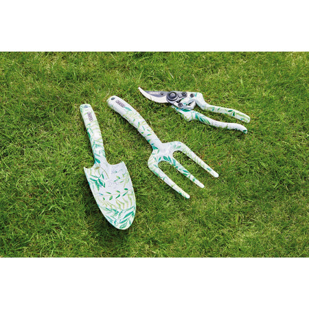 DRAPER Garden Tool Set with Floral Pattern (3 Piece) Model No. AFTS/3