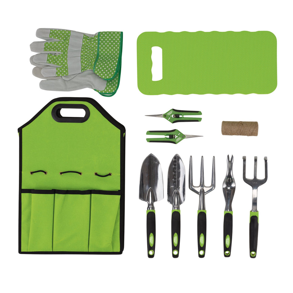 DRAPER Aluminium Garden Tool Set with Storage Bag (11 Piece) Model No. AGTS/11