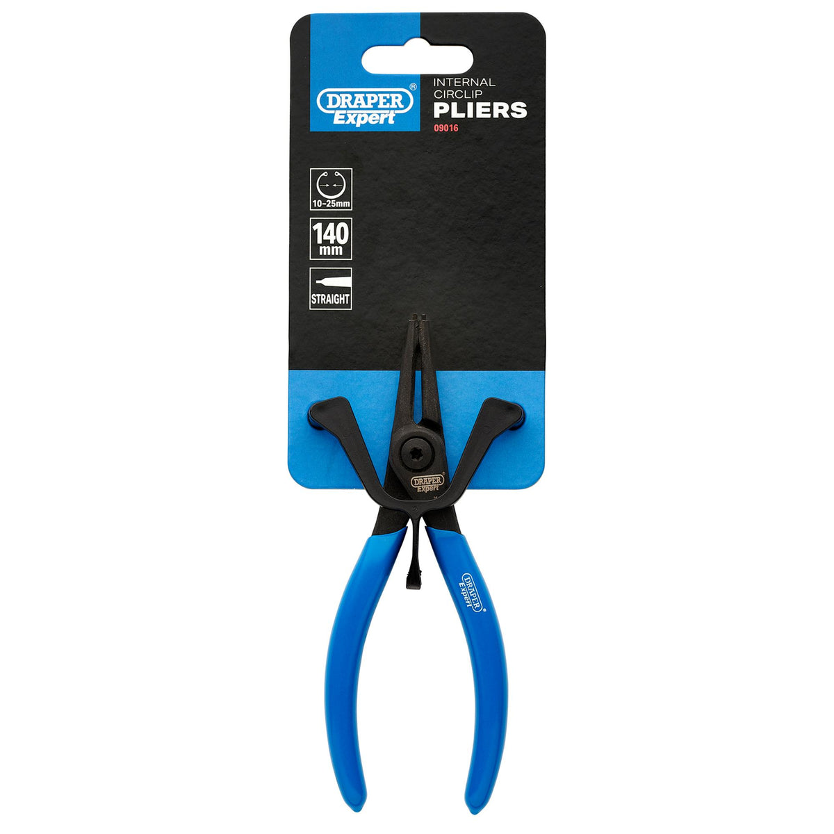 Draper Expert Straight Tip Internal Circlip Pliers, J1, 140mm : Model No. 50/INT