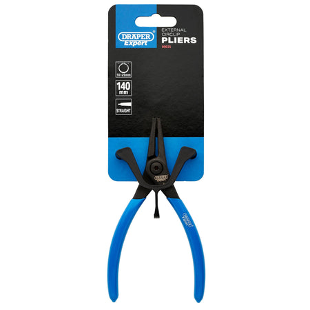 Draper Expert Straight Tip External Circlip Pliers, A1, 140mm : Model No. 51/EXT