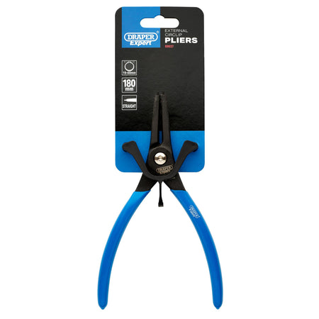 Draper Expert Straight Tip External Circlip Pliers, A2, 180mm : Model No. 51/EXT