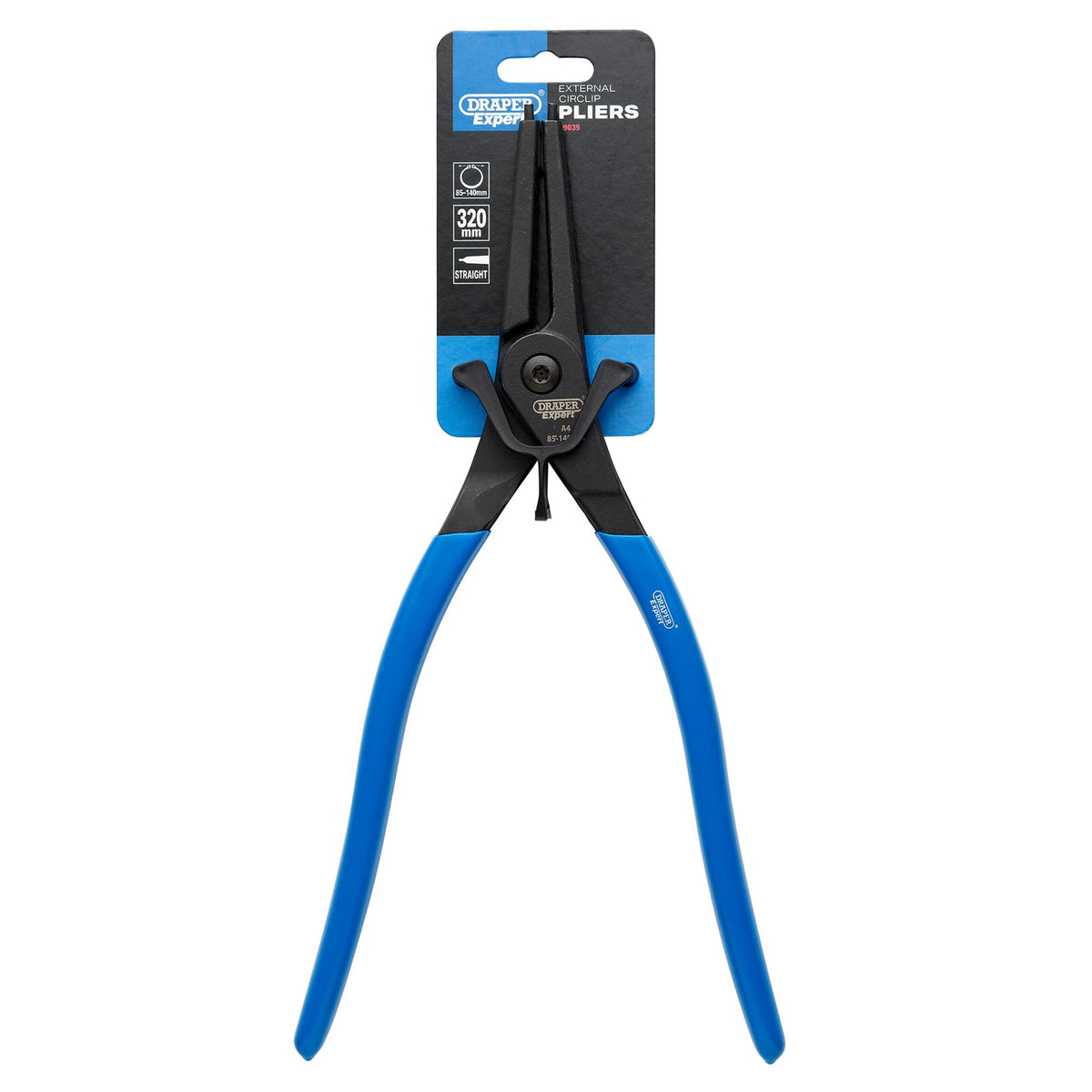 Draper Expert Straight Tip External Circlip Pliers, A4, 320mm : Model No. 51/EXT